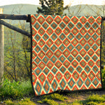 Ancient Geometric Navajo Print Quilt