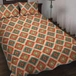 Ancient Geometric Navajo Print Quilt Bed Set