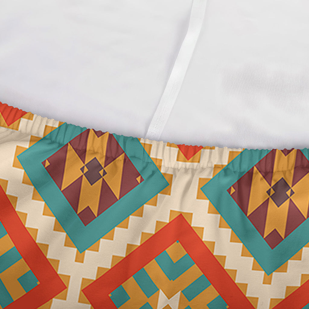 Ancient Geometric Navajo Print Sofa Cover