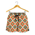 Ancient Geometric Navajo Print Women's Shorts