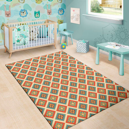 Ancient Geometric Pendleton Navajo Print Area Rug