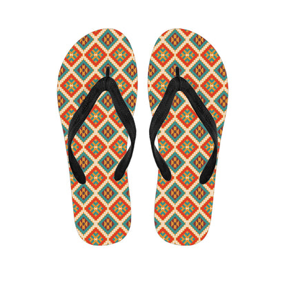 Ancient Geometric Pendleton Navajo Print Flip Flops