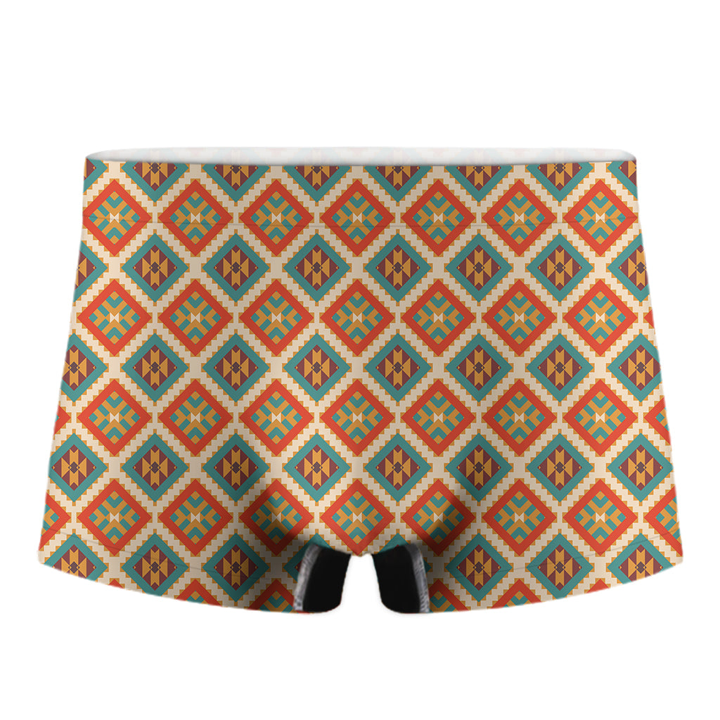 Ancient Geometric Pendleton Navajo Print Men's Boxer Briefs