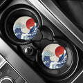 Ancient Great Japanese Wave Print Car Coasters