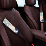 Ancient Great Japanese Wave Print Car Seat Belt Covers