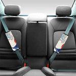 Ancient Great Japanese Wave Print Car Seat Belt Covers