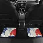 Ancient Great Japanese Wave Print Front and Back Car Floor Mats