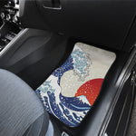 Ancient Great Japanese Wave Print Front Car Floor Mats