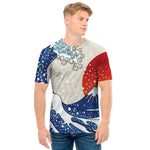 Ancient Great Japanese Wave Print Men's T-Shirt