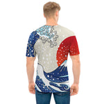 Ancient Great Japanese Wave Print Men's T-Shirt