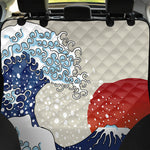 Ancient Great Japanese Wave Print Pet Car Back Seat Cover