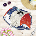 Ancient Great Japanese Wave Print Women's Shorts