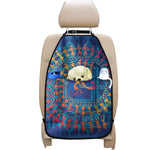Ancient Indian Warli Tribal Print Car Seat Organizers