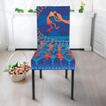 Ancient Indian Warli Tribal Print Dining Chair Slipcover