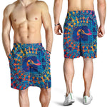 Ancient Indian Warli Tribal Print Men's Shorts