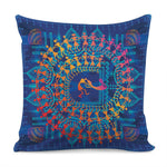 Ancient Indian Warli Tribal Print Pillow Cover