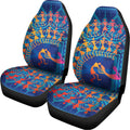 Ancient Indian Warli Tribal Print Universal Fit Car Seat Covers