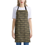 Ancient Maya Pattern Print Apron