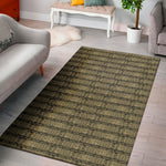 Ancient Maya Pattern Print Area Rug