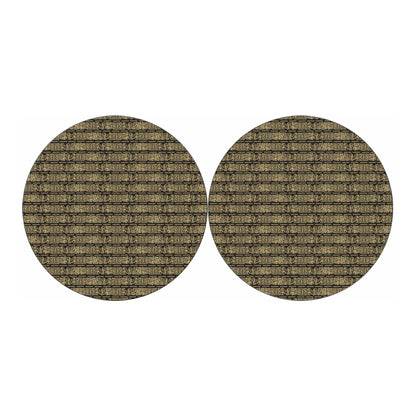 Ancient Maya Pattern Print Car Coasters