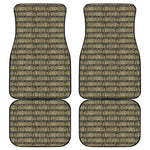Ancient Maya Pattern Print Front and Back Car Floor Mats