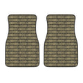 Ancient Maya Pattern Print Front Car Floor Mats