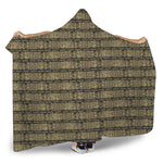 Ancient Maya Pattern Print Hooded Blanket