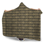 Ancient Maya Pattern Print Hooded Blanket