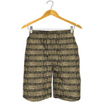 Ancient Maya Pattern Print Men's Shorts