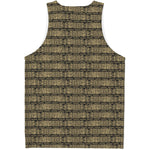 Ancient Maya Pattern Print Men's Tank Top