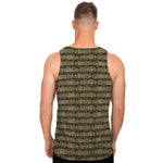 Ancient Maya Pattern Print Men's Tank Top