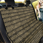 Ancient Maya Pattern Print Pet Car Back Seat Cover