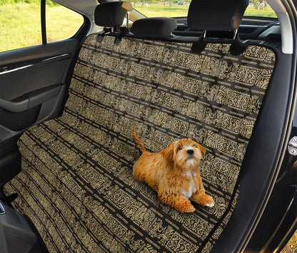 Ancient Maya Pattern Print Pet Car Back Seat Cover