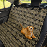 Ancient Maya Pattern Print Pet Car Back Seat Cover