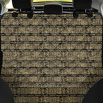 Ancient Maya Pattern Print Pet Car Back Seat Cover