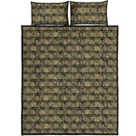Ancient Maya Pattern Print Quilt Bed Set