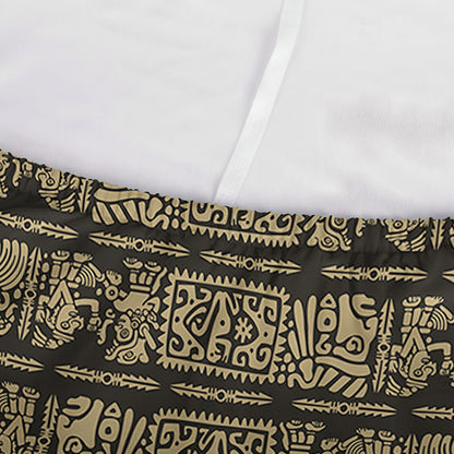 Ancient Maya Pattern Print Sofa Cover