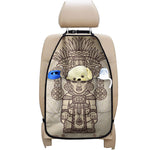 Ancient Mayan Statue Print Car Seat Organizers