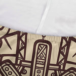 Ancient Mayan Statue Print Sofa Cover