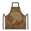 Ancient Spartan Helmet Print Apron