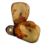 Ancient Spartan Helmet Print Boxing Gloves