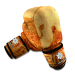 Ancient Spartan Helmet Print Boxing Gloves