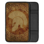 Ancient Spartan Helmet Print Car Center Console Cover