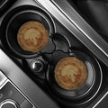 Ancient Spartan Helmet Print Car Coasters