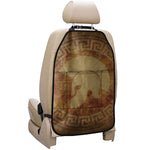 Ancient Spartan Helmet Print Car Seat Organizers