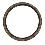 Ancient Spartan Helmet Print Car Steering Wheel Cover