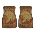 Ancient Spartan Helmet Print Front Car Floor Mats