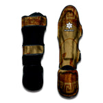 Ancient Spartan Helmet Print Muay Thai Shin Guard