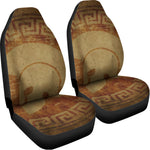 Ancient Spartan Helmet Print Universal Fit Car Seat Covers