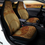 Ancient Spartan Helmet Print Universal Fit Car Seat Covers